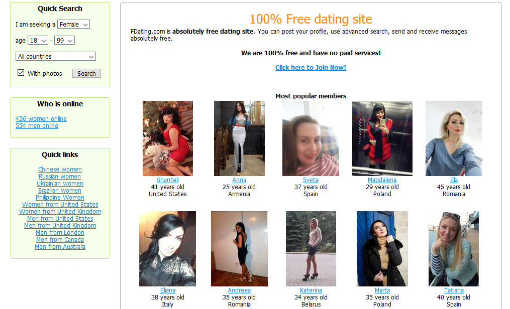 Can a 100% free dating website be as pleasant to use and efficient as popul...